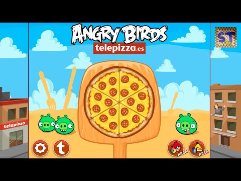 Видео: Angry Birds Telepizza - Реклама доставки… помидоров! :)