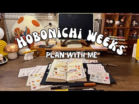 Видео: Еженедельное планирование | Недели Хобоничи | JojosPrettyPaperShop