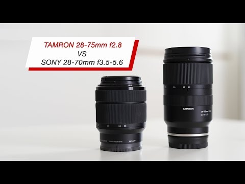 Видео: Tamron 28-75mm f2.8 vs Sony 28-70mm f3.5-5.6 Sony a7 III. Стоит ли переплачивать?
