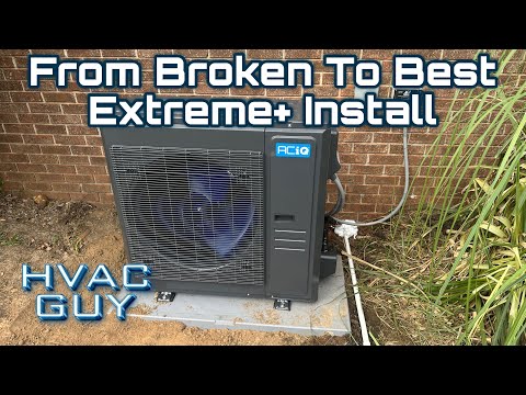 Видео: Полная установка системы теплового насоса ACIQ 3 Ton Extreme+ Series!
