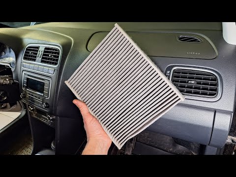 Видео: Замена салонного фильтра VW Polo Sedan: Простой и быстрый способ