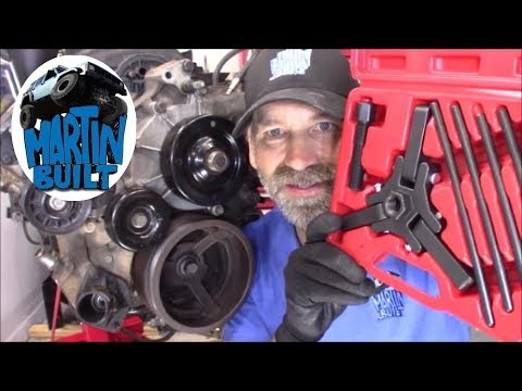 Видео: Как снять и заменить гармонический демпфер Dodge, Jeep, Chrysler и Mitsubishi 3.7 и 4.7