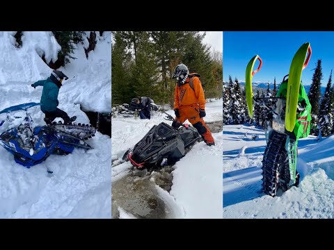 Видео: БЕЗУМНЫЕ ПРОВАЛЫ И ПОБЕДЫ №3 | Подборка неудачных снегоходов 2024 года