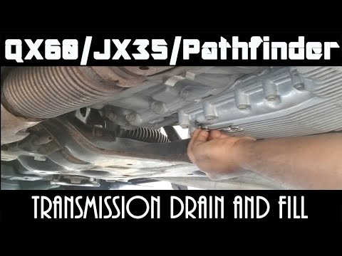 Видео: QX60 / JX35 / Pathfinder — слив и заливка масла из трансмиссии