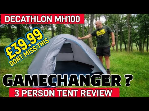 Видео: Обзор палатки за 39,99 фунтов стерлингов | Трехместная палатка DECATHLON MH100 НЕПРЕВЗОЙДЕННОЕ ПР...
