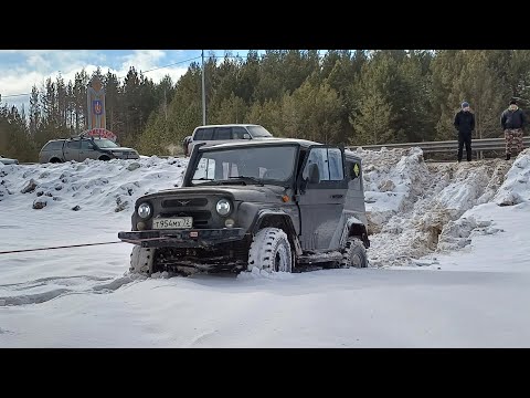 Видео: Оффроад-выезд внедорожного клуба Жиперы Тюмени 2.03.2024. Доехать до карьера, ч.1