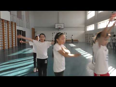 Видео: "Доппен жасалатын жаттығуларды құрастыру" Самат Назерке Саматқызы