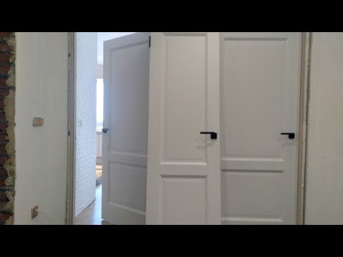 Видео: Показываю результат первого дня монтажа межкомнтаных дверей Волховец - есть косяки от производителя