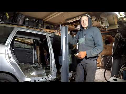 Видео: Ремонт кузова ВАЗ2111.Пескоструй,рем.вставки,ввариваю порог