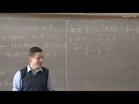 Видео: Тимашев Д.А. - Линейная алгебра и геометрия. Лекции - 8. Корневые векторы линейного оператора