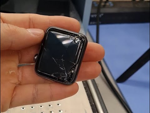 Видео: Замена сенсорного стекла Apple watch 3 42mm