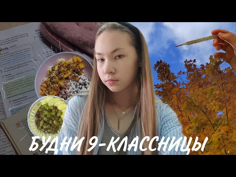 Видео: Мои школьные БУДНИ | подготовка к экзаменам | танцы | питание