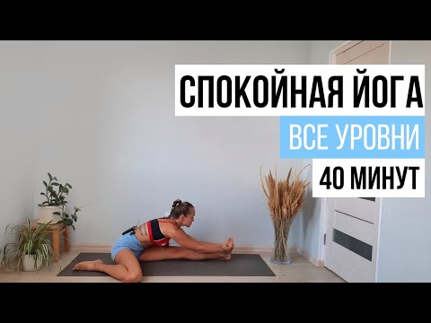 Видео: СПОКОЙНАЯ ЙОГА || Йога утром или перед сном