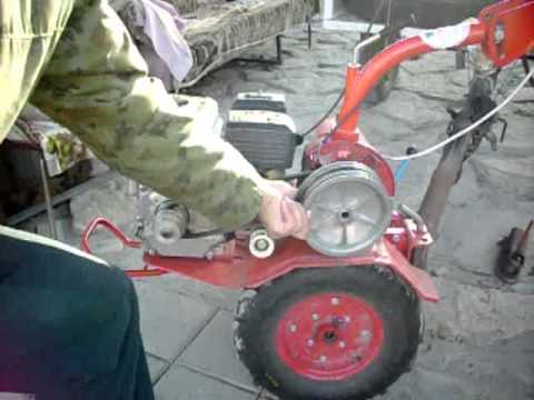 Видео: мотоблок салют (простые манипуляции)