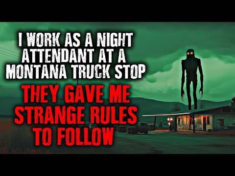 Видео: «Я работаю в НОЧНУЮ СМЕНУ на стоянке для грузовиков в Монтане... Они дали мне СТРАННЫЕ ПРАВИЛА, к...