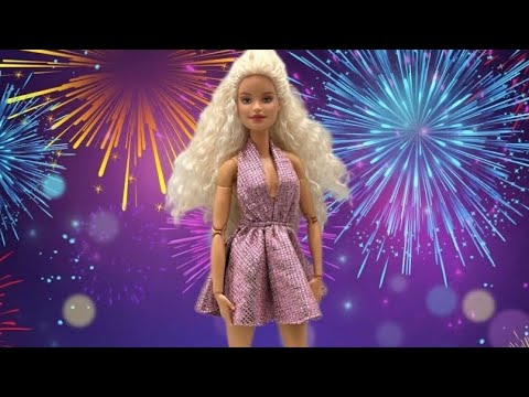 Видео: I'm sewing a diamond MINI dress for Barbie/Я шью бриллиантовое МИНИ платье для Барби