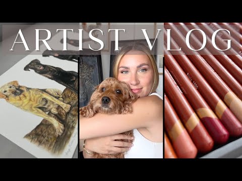 Видео: Видеоблог художника: пробую новые карандаши Derwent, выставка в Лондоне, жизнь за последние 2 мес...