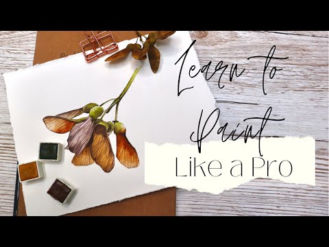 Видео: Если вы СЕРЬЕЗНО относитесь к акварели - ПОПРОБУЙТЕ ЭТО
