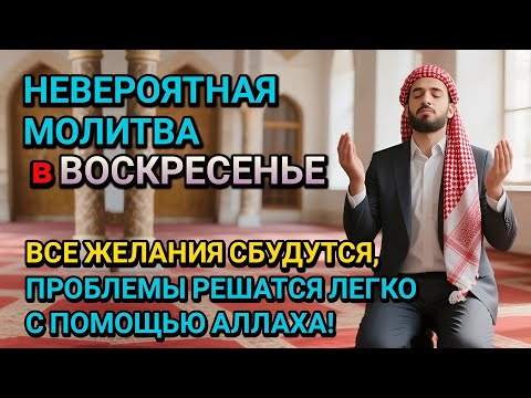 Видео: НЕВЕРОЯТНАЯ МОЛИТВА в ВОСКРЕСЕНЬЕ в ЖУМАДА АЛЬ УЛА! ВСЕ ЖЕЛАНИЯ СБУДУТСЯ И ПРОБЛЕМЫ ИСЧЕЗНУТ!!