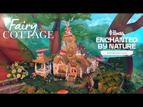 Видео: Причудливый ФЕЙСКИЙ ДОМИК на ДЕРЕВЕ! 🧚‍♀️ | Sims 4 Enchanted By Nature: покадровая сборка
