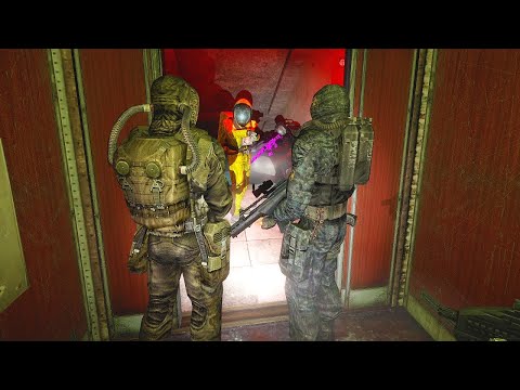 Видео: Спустились с большим отрядом сталкеров в лабораторию. STALKER RP. Mysterious Zone.