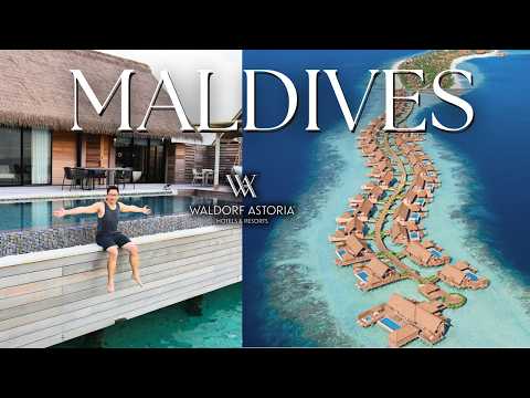 Видео: Waldorf Astoria Maldives Ithaafushi: вилла над водой за 2500 долларов. Стоит ли она того?! Роскош...