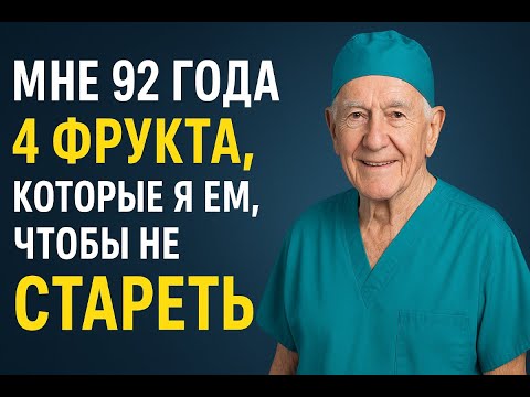 Видео: Секрет молодости в 92 года: 4 фрукта, которые питают кожу и омолаживают организм изнутри