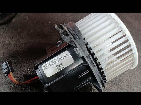 Видео: Замена электродвигателя вентилятора MERCEDES GLK350