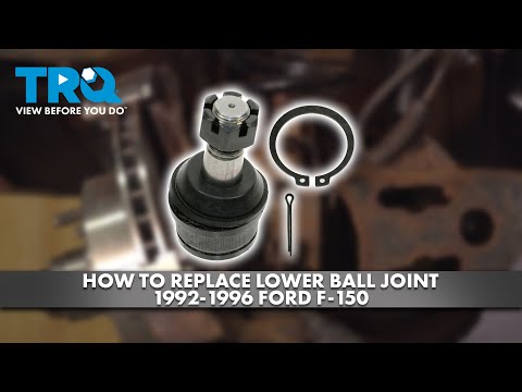Видео: Как заменить нижний шаровой шарнир Ford F-150 1992-1996 годов