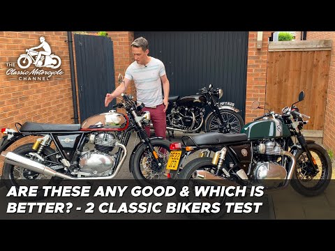 Видео: Royal Enfield Interceptor 650 против Continental GT — обзор двух классических байкеров