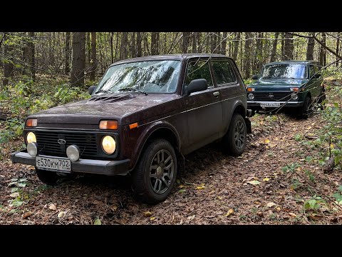 Видео: Две Нивы на бездорожье. Путь к Хазинскому ущелью