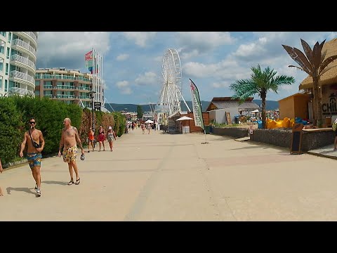 Видео: 🇧🇬 Słoneczny Brzeg (Слънчев бряг) 2024, Bułgaria. Sunny Beach Promenade. Słoneczny Brzeg. [4K]