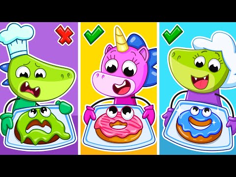 Видео: Готовим Пончики с Бабушкой! 🍩😋| Волшебный Мир Сладостей и Другие Детские Мультики | Крошка Мими🦄
