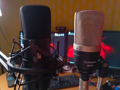 Видео: Alctron mc 410 против Maono au-a03t | Сравнение самых бюджетных студийных микрофонов - ТЕСТ