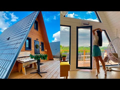 Видео: ЗАЧЕМ люди строят A-Frame? Мини-дом 36 м2 для ПМЖ