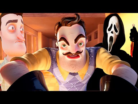 Видео: ЭТО ШЕДЕВР!МАНЬЯК КРИК ОХОТИТСЯ НА НАС!ИГРА ПРИВЕТ СОСЕД В ГАРРИС МОДЕ!HELLO NEIGHBOR!ШОУ ХРИПЛЫХ!