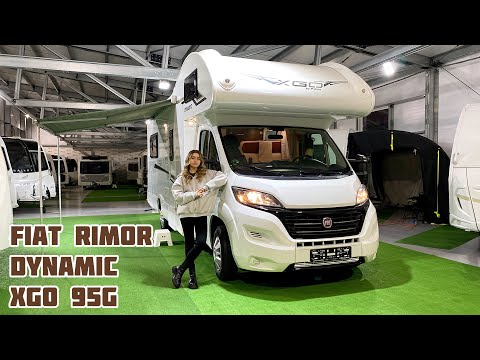 Видео: Обзор альковного автодома Fiat Rimor Dynamic XGO 95G для 5 человек!