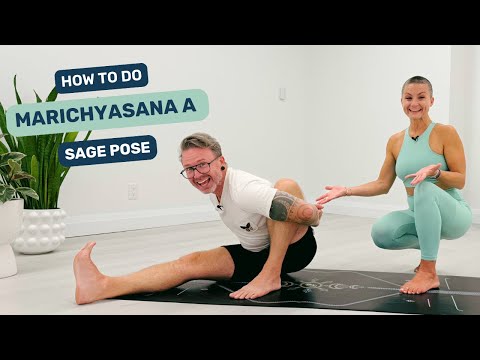 Видео: Как выполнять Маричиасану А | Поза мудреца в аштанга-йоге