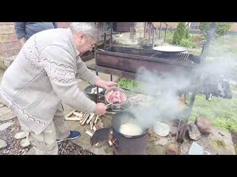 Видео: ПОГОДА🌦☂ КЛАСС !! Готовим ПЛОВ.🥩