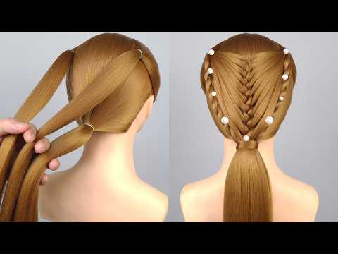 Видео: Простые свадебные и праздничные прически | Уроки красивых свадебных причесок | Стильные прически ...
