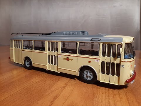 Видео: Модель троллейбуса SKODA 9TR Premium ClassiXXs