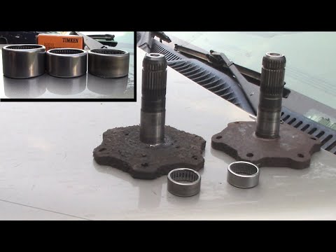 Видео: GMT800 Замена подшипника и сальника передней оси.