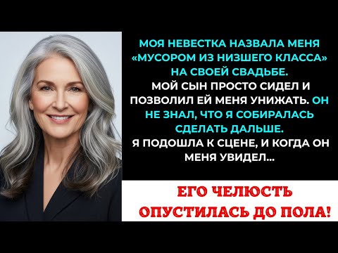 Видео: Невестка на свадьбе назвала меня «мусором» — я разоблачила её «богатую семью» как фальшивку.
