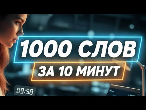 Видео: 1000 слов НА АНГЛИЙСКОМ за 10 минут.