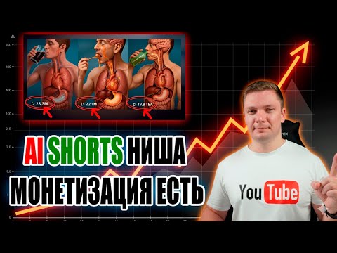 Видео: НЕ КЛИКБЕЙТ! СУПЕР ЛЕГКАЯ ШОРТС НИША ИИ + полный курс по монтажу. Американский ютуб