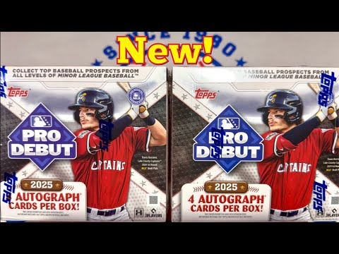 Видео: НОВЫЙ ВЫПУСК! ПРОФЕССИОНАЛЬНЫЕ БЕЙСБОЛЬНЫЕ КАРТОЧКИ ДЕБЮТА 2025 ГОДА!