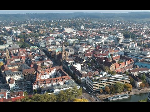 Видео: Город Хайльбронн и его достопримечательности, здания, башни, парки.