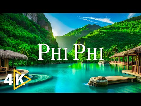 Видео: FLYING OVER PHI PHI ILANDS (4K UHD) — успокаивающая музыка и красивое видео с природой