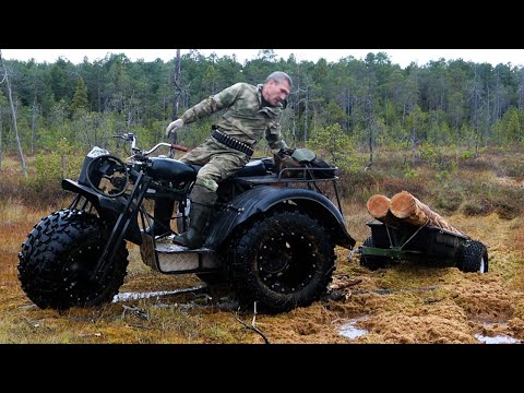 Видео: Строительство избы в лесу. Этап первый - подготовка.