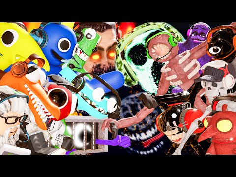 Видео: *НОВИНКА* Двери против Радужных Друзей: Монстры без спрятаний!